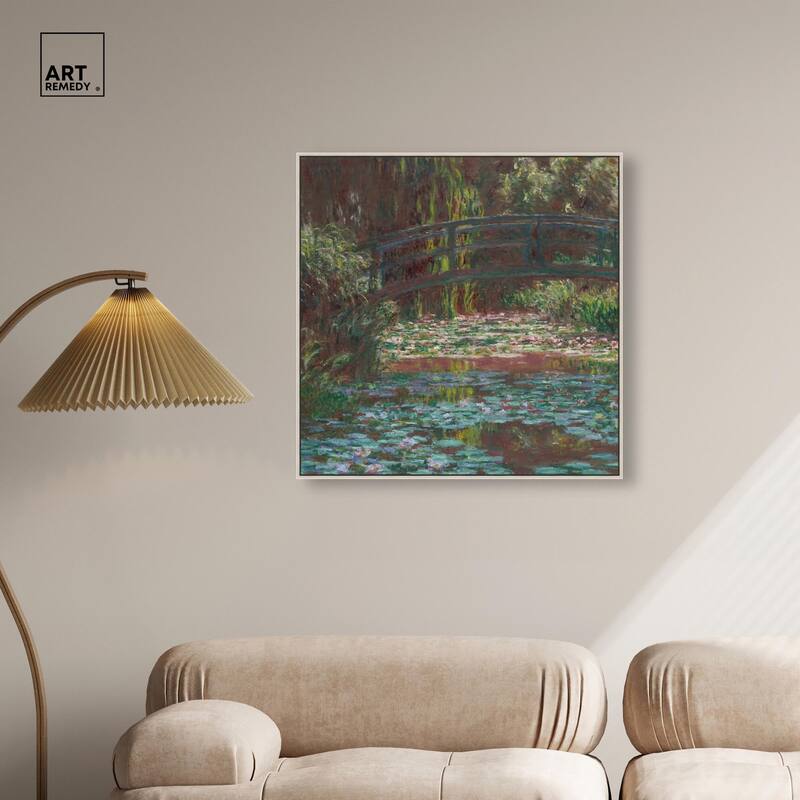 Water Lily Pond Canvas by Art Remedy