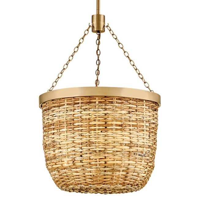 Hinkley Lighting 48427 Sanibel 3 Light 16" Wide LED Pendant with Woven