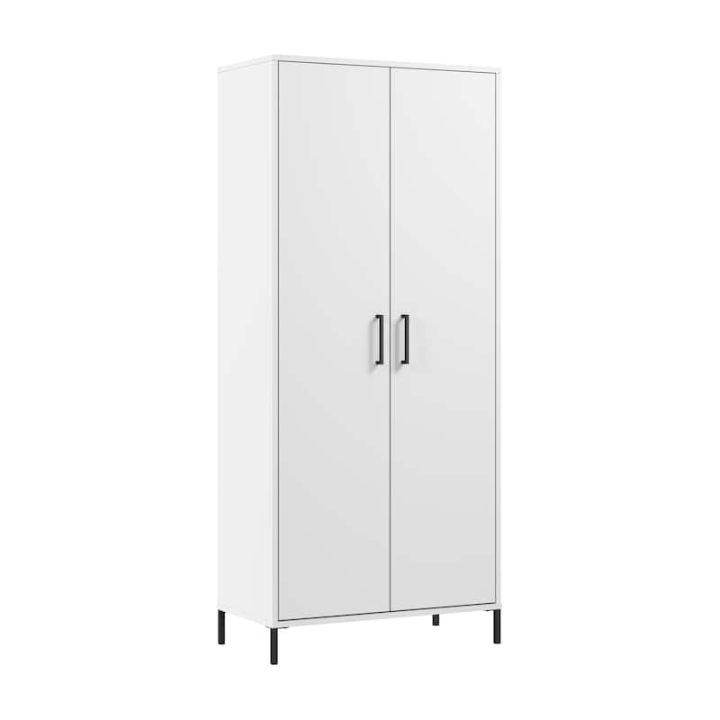 Essence Tall Storage Cabinet with Doors by Bush Furniture
