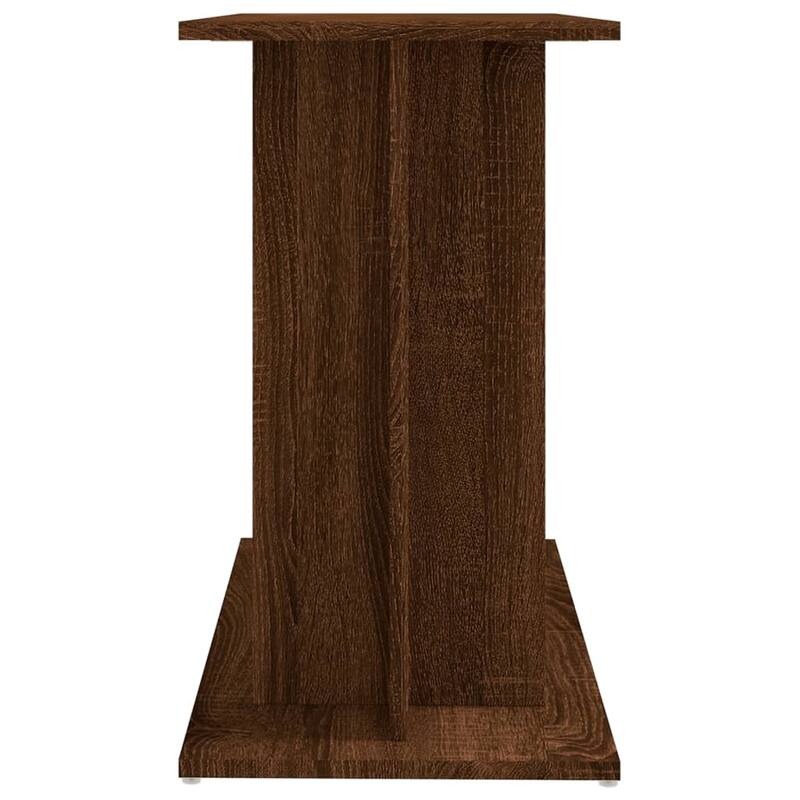 vidaXL Aquarium Stand Brown Oak Engineered Wood 31.5 x 13.8 x 23.6 in - 13.8 x 31.5 x 23.6