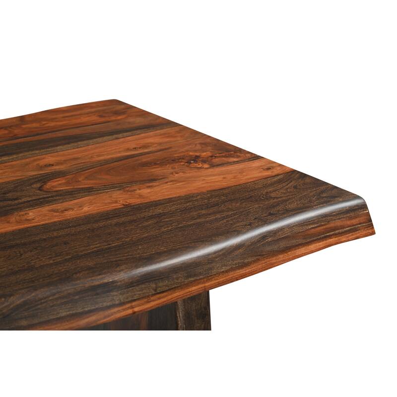 Avenue 9-piece Live Edge Solid Wood Dining Set
