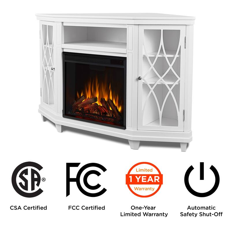 Lynette 56" TV Stand Electric Fireplace by Real Flame