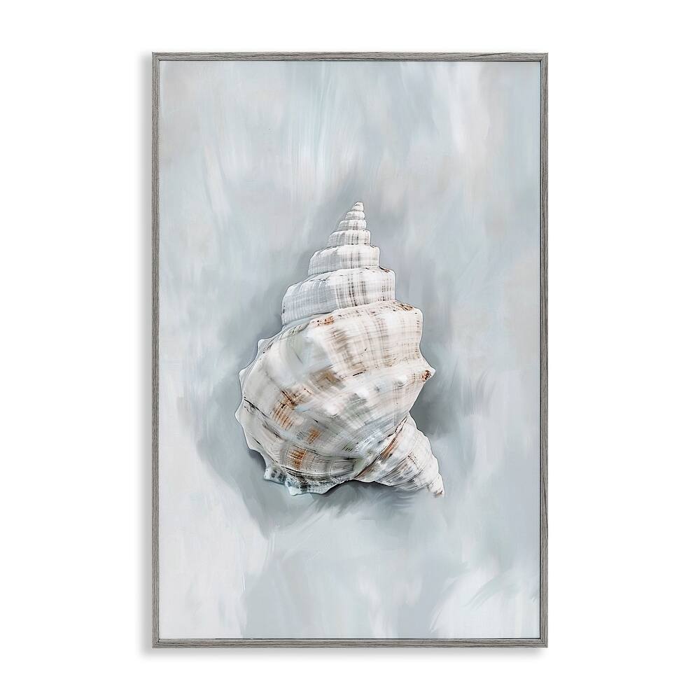 Stupell Conch Seashell Mirage Framed Giclee Art Design By Ramona Murdock