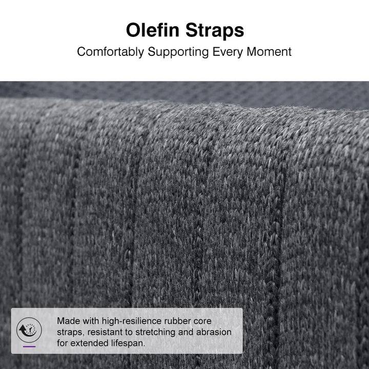 PURPLE LEAF Santorini U-Shaped 8 / 10 / 13 Piece Grey Patio Conversation Set with Ottoman and Cushion Living Room Sectional Sofa