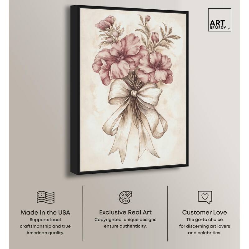 Tied with Tenderness I Canvas by Art Remedy
