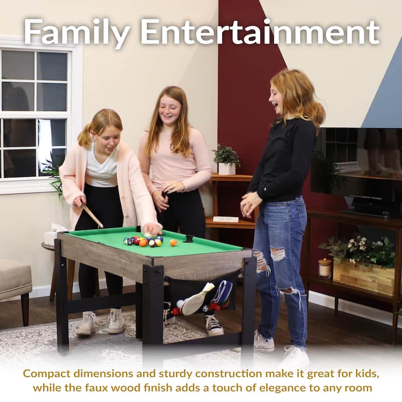 Sunnydaze 2-Player 5-in-1 Multi-Game Table - 45"