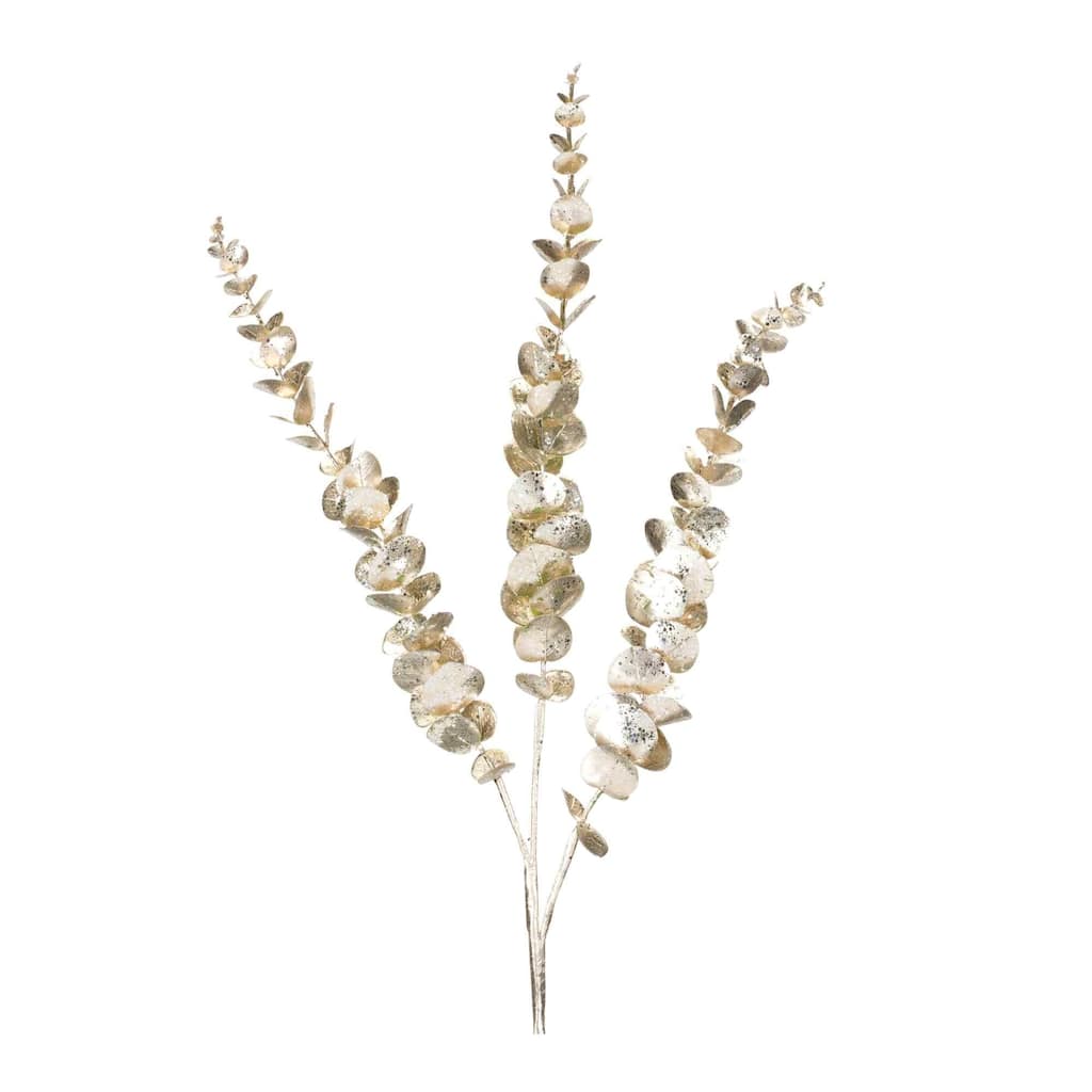 Glittered Eucalyptus Artificial Christmas Sprays - 36" - Set of 6
