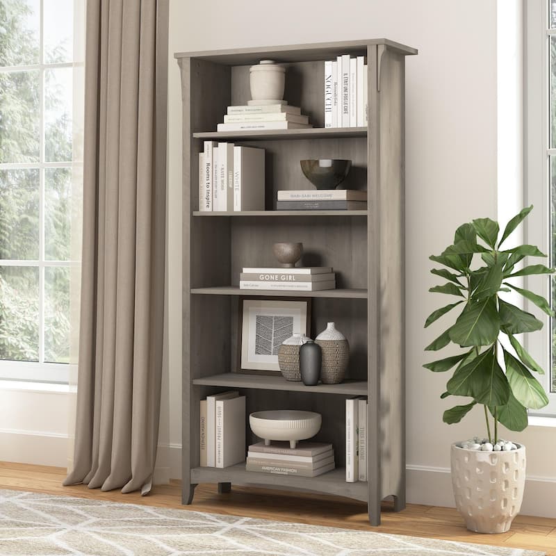 Bush Home Salinas Tall 5 Shelf Bookcase