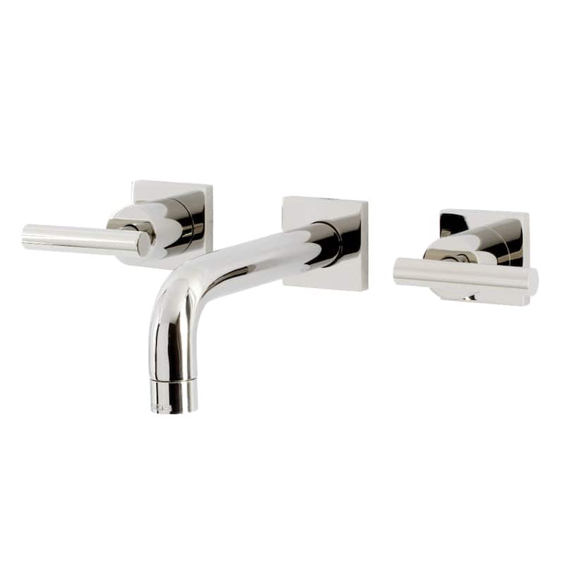Manhattan Two-Handle 3-Hole Wall Mount Bathroom Faucet