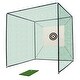 preview thumbnail 1 of 5, 10X10X10FT Golf Practice Net Cage Green