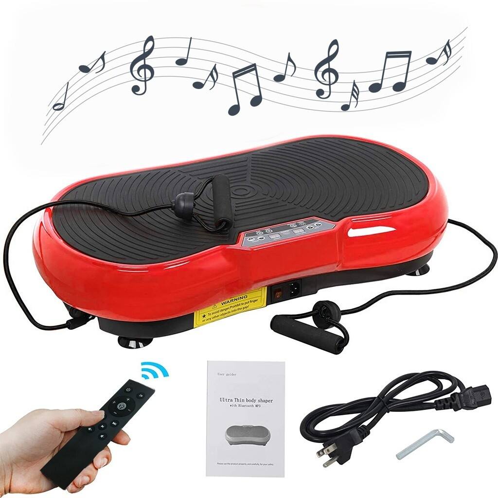 Fitness Vibration Platform-Full Body Vibration Machine With Resistance Band