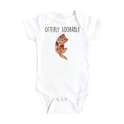 Otter Adorable - Baby Boy Girl Clothes Infant Bodysuit Funny Cute Newborn
