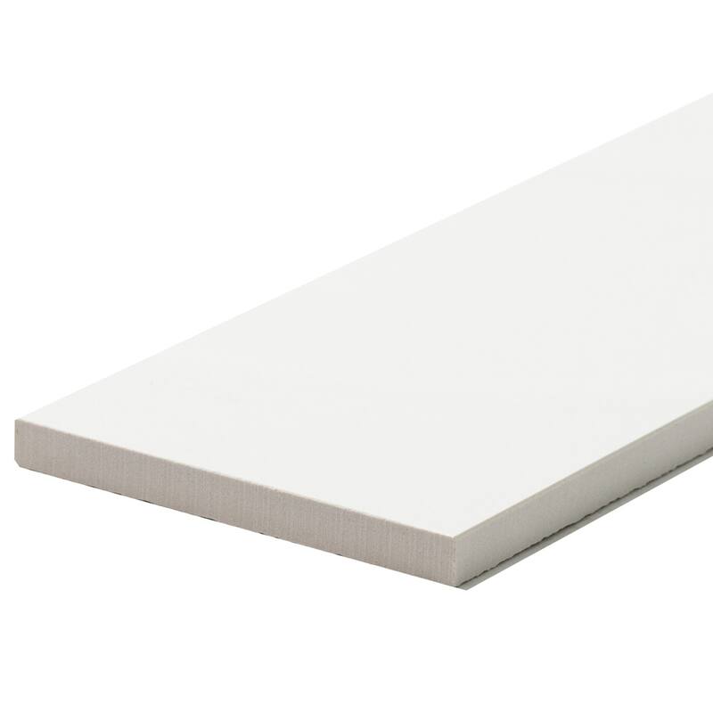 Penthouse 4x12 White Polished Porcelain Subway Tile - Floor, Wall