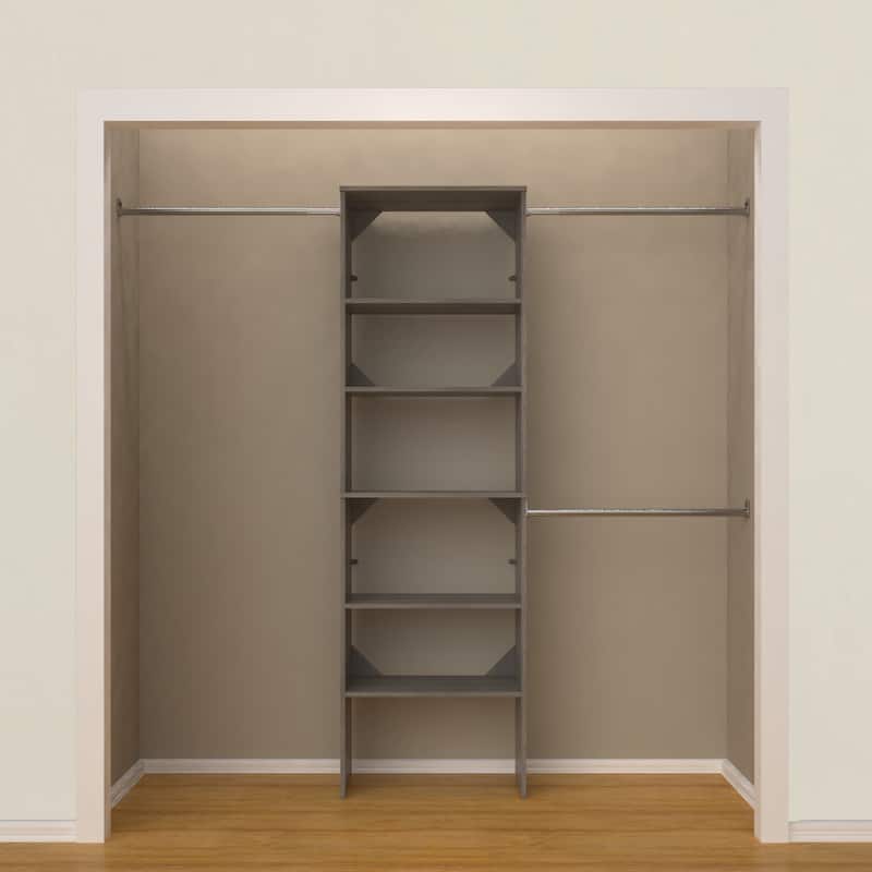 ClosetMaid SuiteSymphony 25-inch Wide Starter Tower Closet Organizer