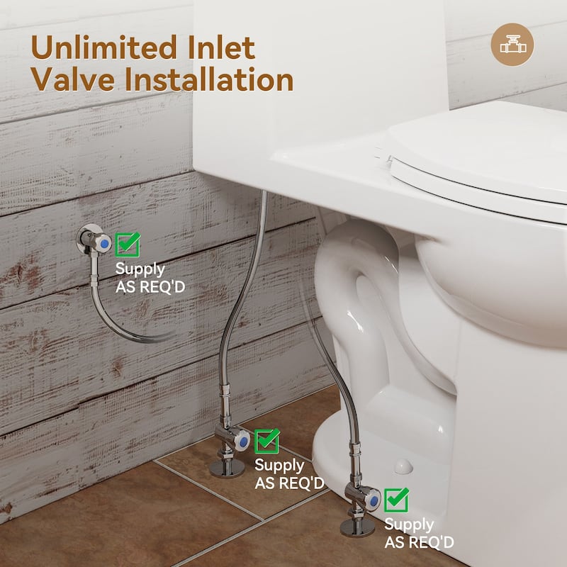 HOROW 1 Piece Single Flush Elongated ADA Height Toilet White 1000g Flush Seat Included - N/A