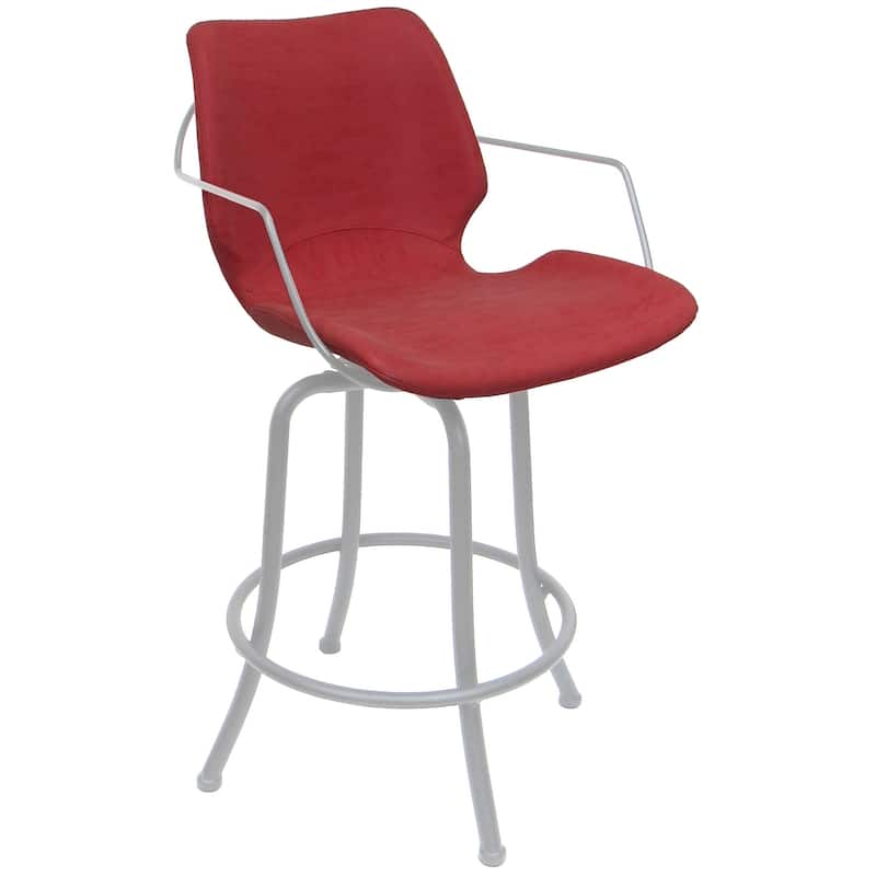 Asheville Swivel Counter 26", 30" or Extra Tall 34" Metal Bar Stool