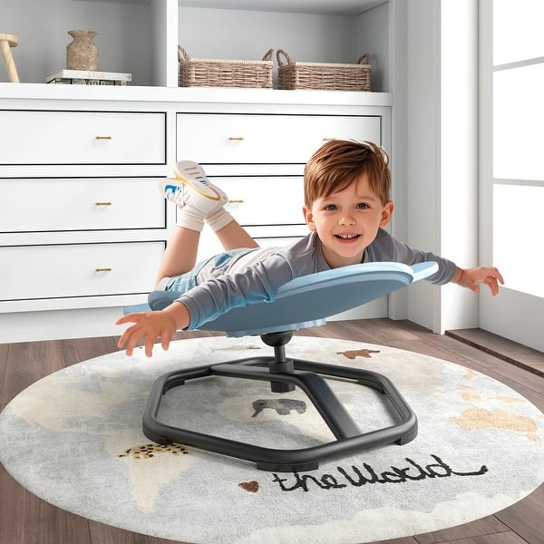 slide 2 of 9, Kids Sensory Swivel Chair Autistic Children Sensory Toy w/ Metal Base