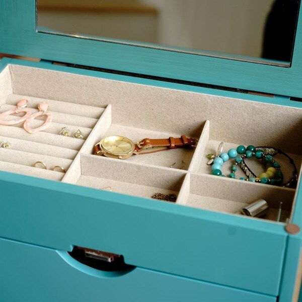 Shop Hives & Honey Gaby Fully Locking Jewelry Armoire ...