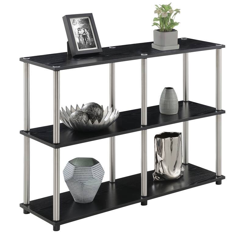 Convenience Concepts Designs2Go No Tools Storage Console Table with Shelves
