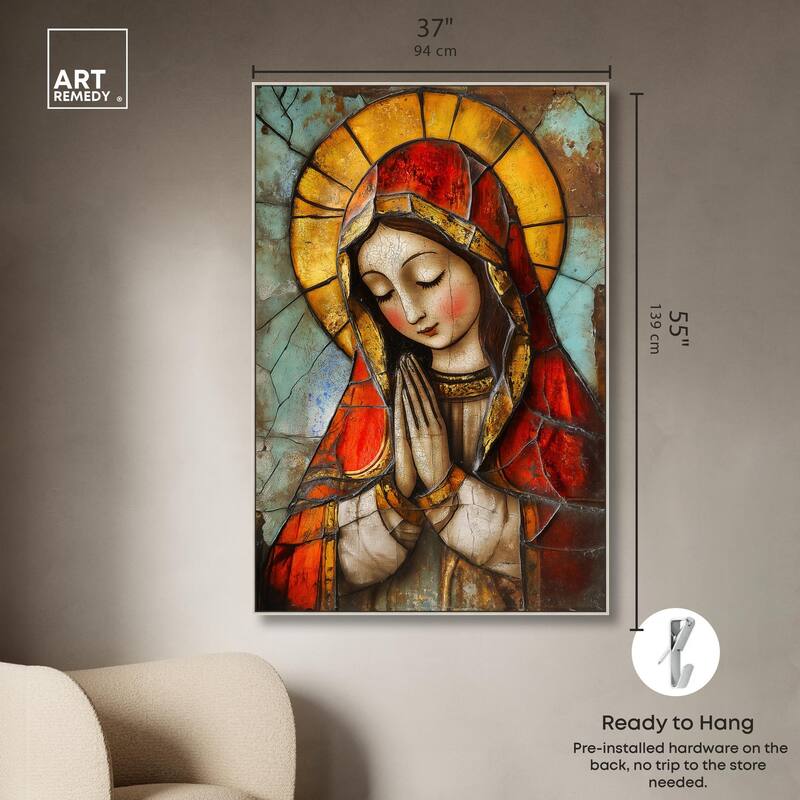 Ancient Supplication Canvas by Art Remedy