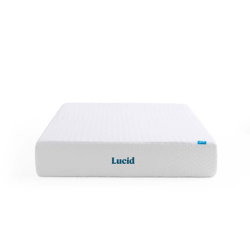 Lucid 12-inch Medium-Firm Gel Memory Foam Mattress