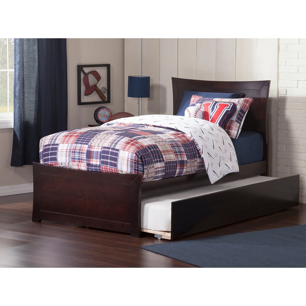 AFI Metro Platform Bed with Matching Footboard & Trundle