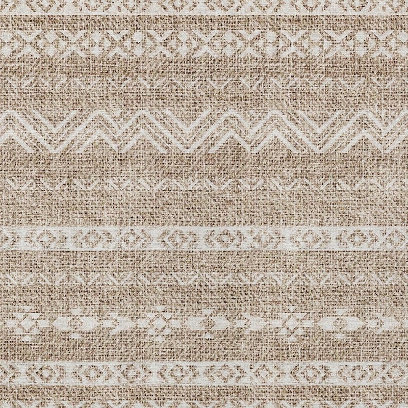 HomeRoots Southwestern Transitional Rectangle Outdoor Rug