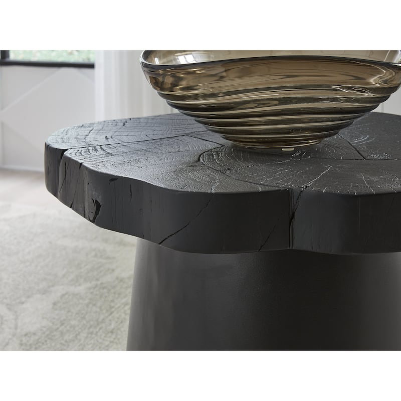 Signature Design by Ashley Wimbell Black End Table - 23"W x 23"D x 23"H