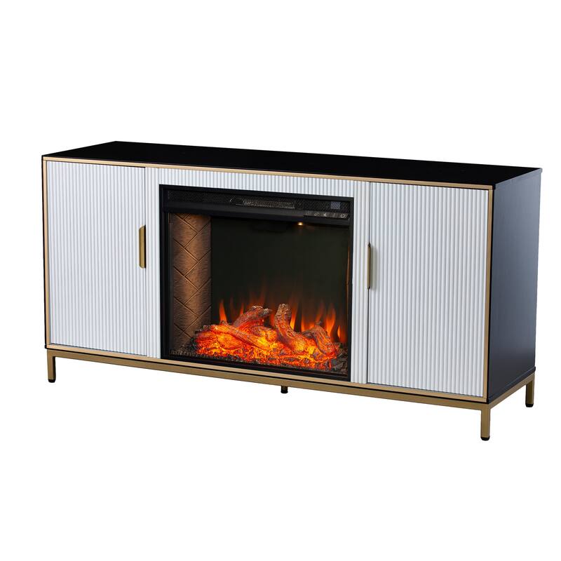 SEI Furniture Daltaire Fireplace - 54"W x 16"D x 27"H