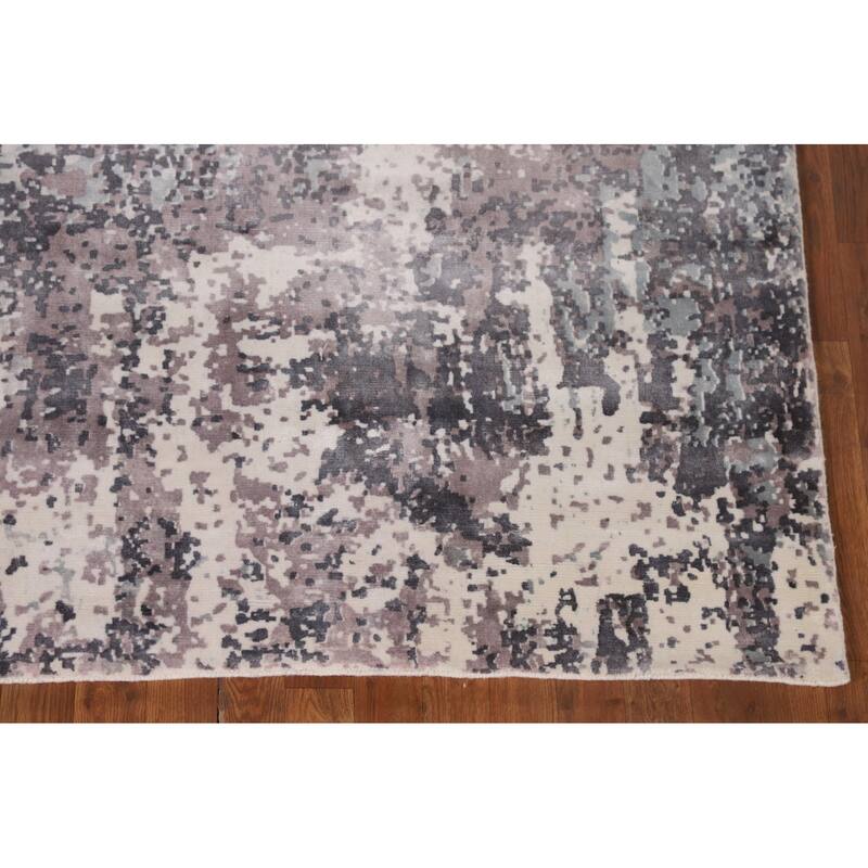 Abstract / Modern Area Rug Handmade Wool Carpet - 5'11"x 8'11"