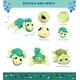 preview thumbnail 2 of 4, DolliBu Green Sea Turtle Large Doctor Plush with Scrub Uniform and Cap - 11 inches