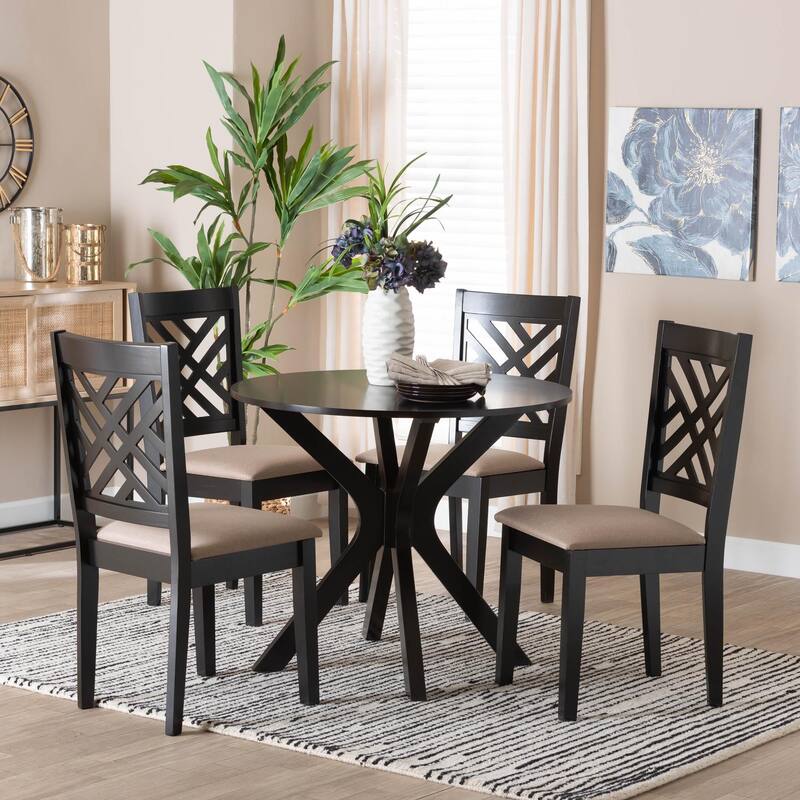 Norah Modern and Contemporary 5-Piece Dining Set