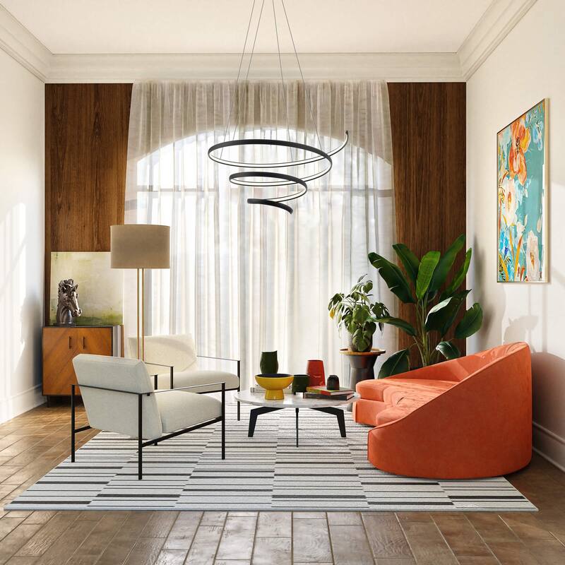 Helix LED Geometrical Pendant