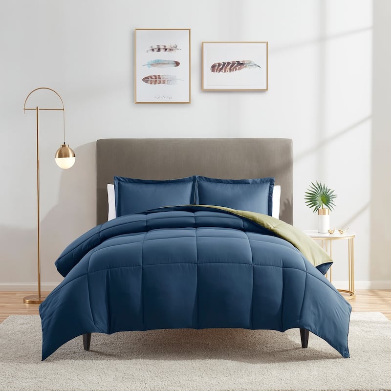 Nestl All Season Down Alternative Reversible Comforter Set