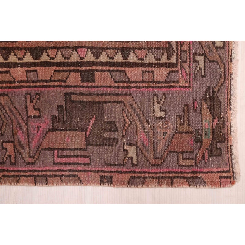 ECARPETGALLERY Hand-knotted Antalya Vintage Copper Wool Rug - 4'2 x 7'0