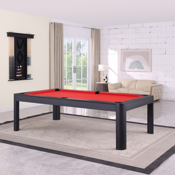 Cadora Duo 7 FT Slate Pool Table in Black Ash - On Sale - Bed Bath