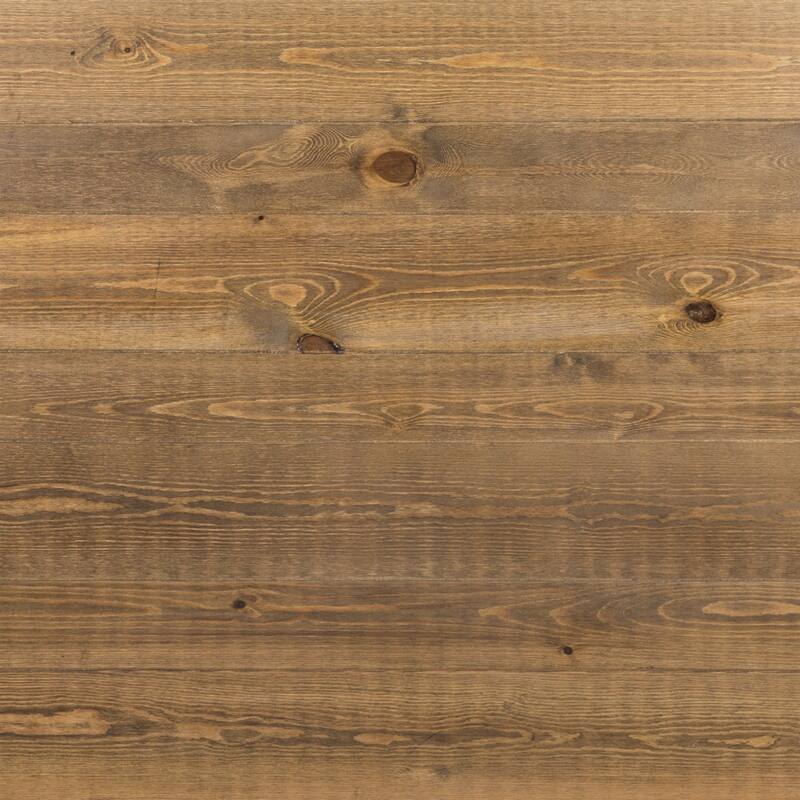 60" x 38" Rectangular Antique Rustic Solid Pine Farm Dining Table