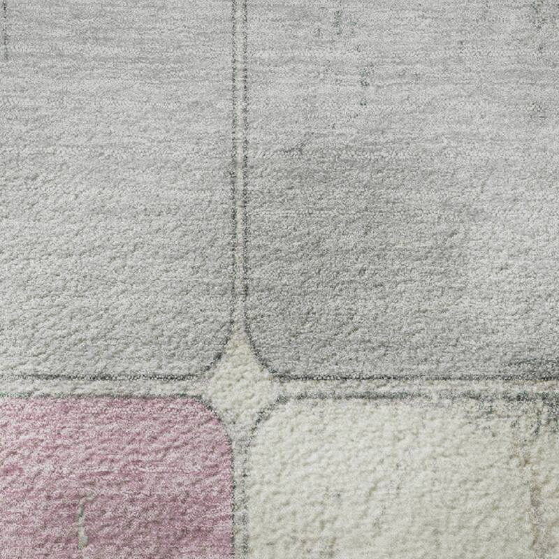 Premium Washable Super Soft Modern Blocks Mayfield Rug