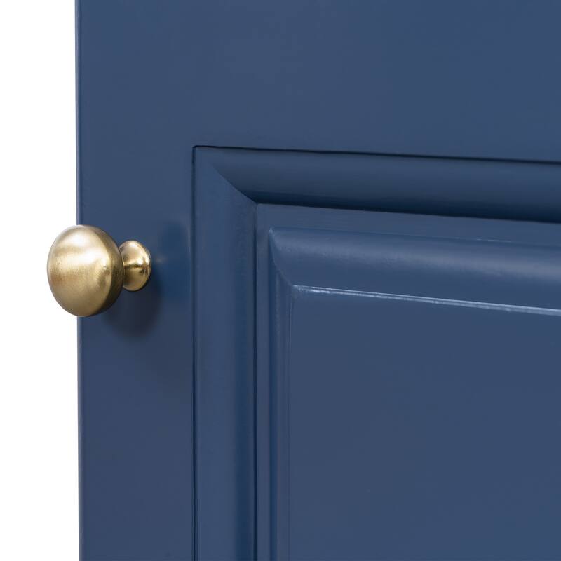 Christopher Knight Home - Ethan 20" Bathroom Wooden Vanity with Sink and Storage Cabinet