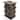 FCMP Outdoor WG4000 45 Gal Wood Grain Rain Water Catcher Barrel Container, Brown - 17 x 22 x 32 inches