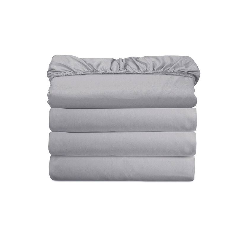 Wonderful Poly Jersey Knit Fitted Sheet 4 Piece