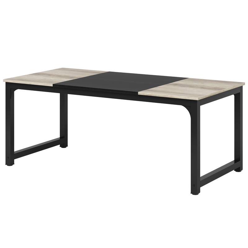 71" Modern Dining Table for 6-8, Kitchen Table for Dining Room - 70.87" L x 31.50" W x 29.53" H