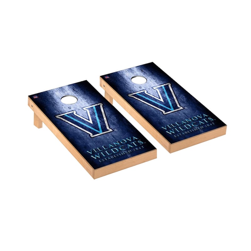 Villanova Wildcats 2x4 Pro Cornhole Boards - V6 - Include Team Bags + Carry Case