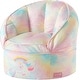 preview thumbnail 1 of 3, Unicorn Round Bean Bag Chair for Kids