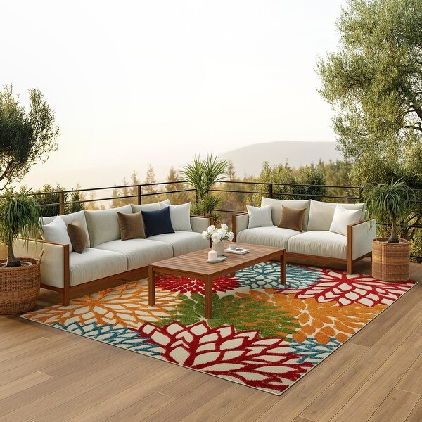 Nourison-Aloha-Floral-Modern,-