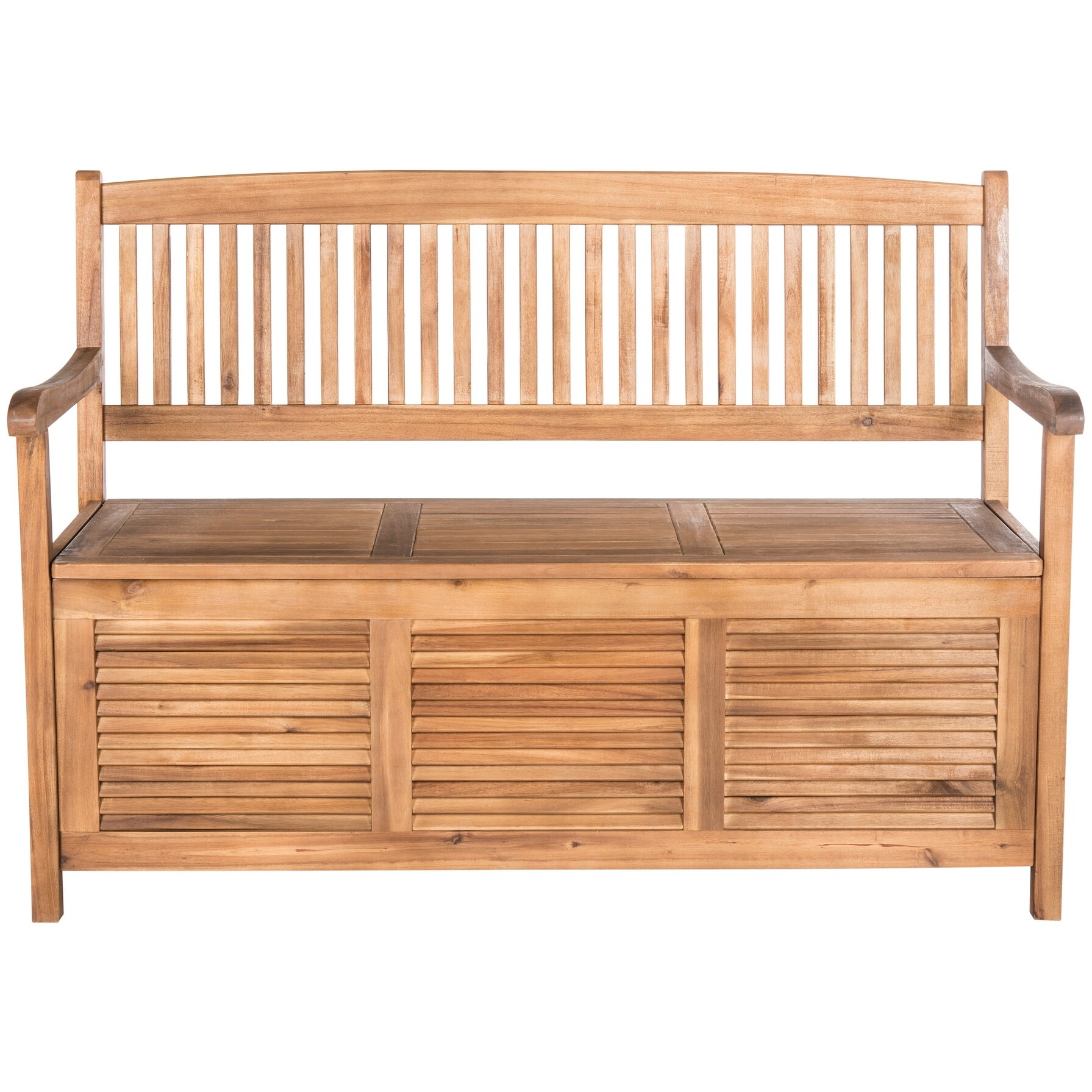 Shop Safavieh Outdoor Living Brisbane Brown Storage Bench 50 X24 X35 2 On Sale Overstock 10300202