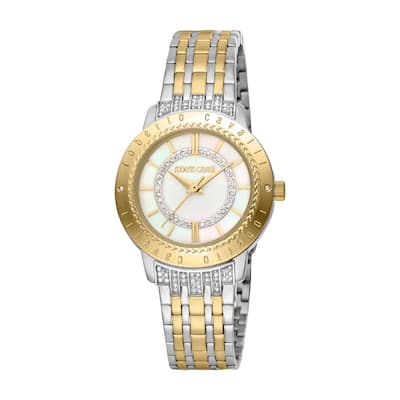 Roberto Cavalli Women RC5L030M0085 Quartz Watch - Two-Tone