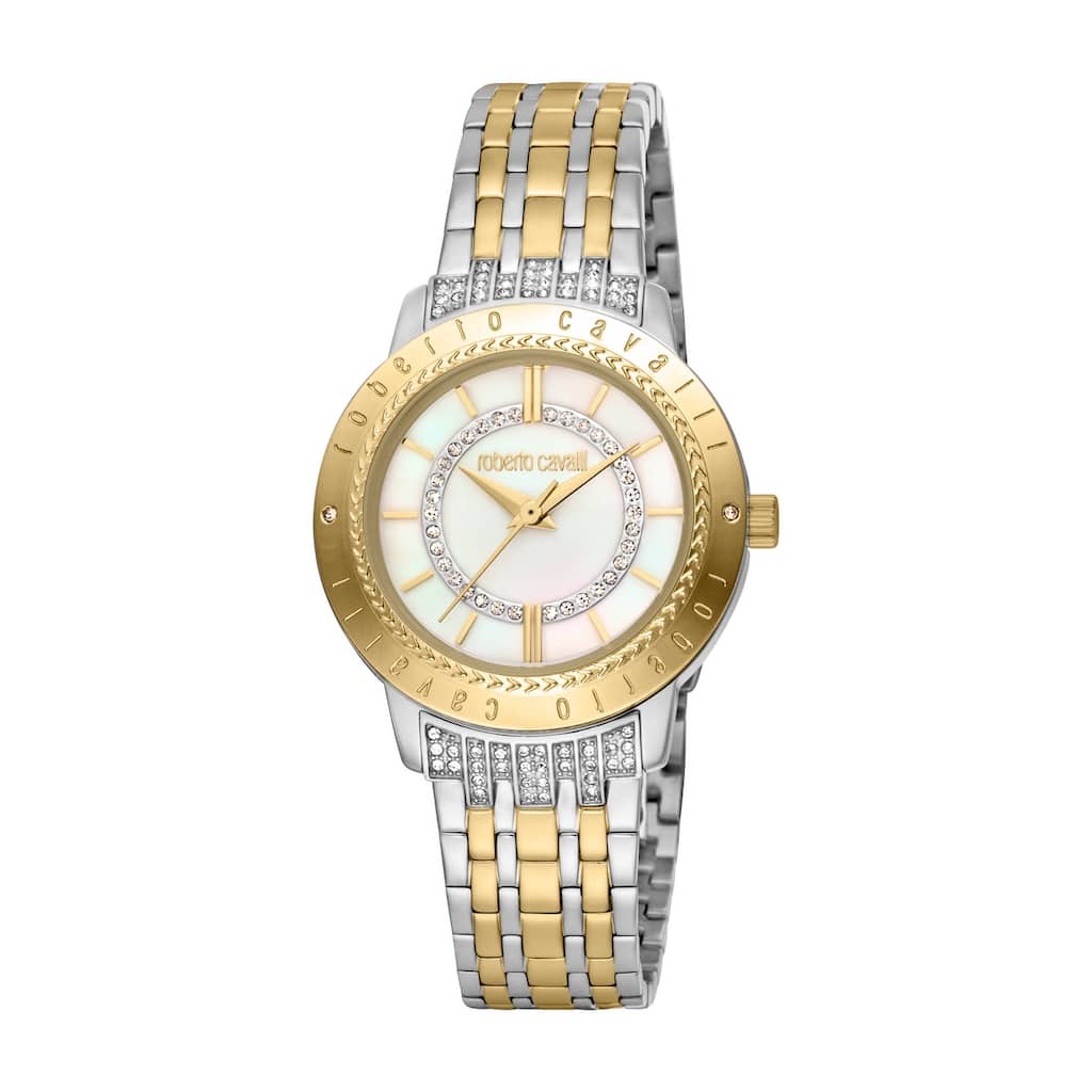 Roberto Cavalli Women RC5L030M0085 Quartz Watch - Two-Tone
