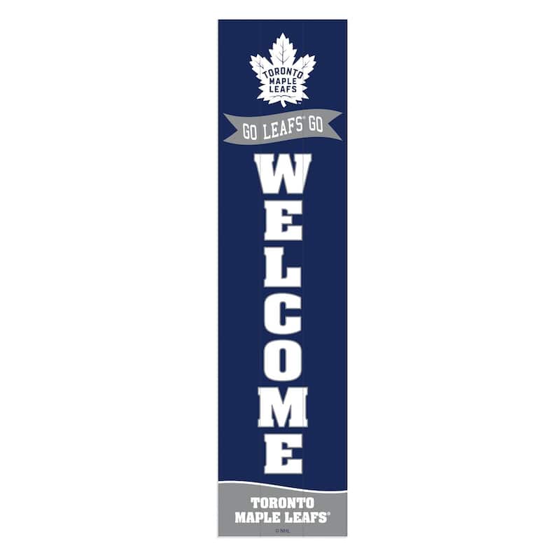 47" Porch Leaner Welcome Wall Sign, Toronto Maple Leafs