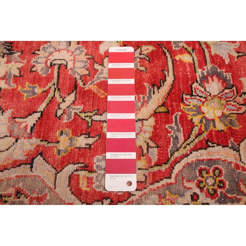 ECARPETGALLERY Hand-knotted Antalya Vintage Red Wool Rug - 8'0 x 12'8
